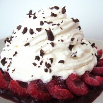 Vacherin aux fruits rouges