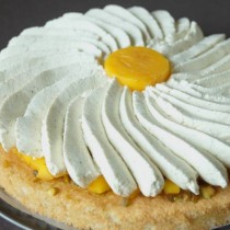 Tarte pistache, mangue & jasmin