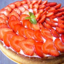 Tarte fraise verveine